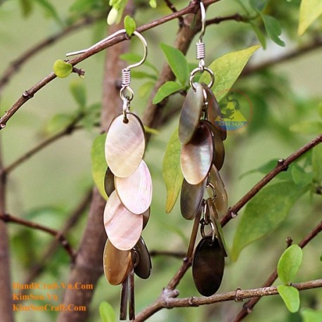 Organic Mother of Pearl - Earrings