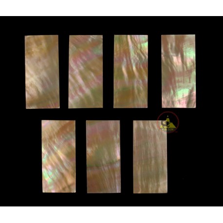 3a - Platten echt Gold Perlmutt